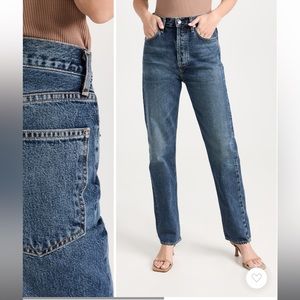 AGOLDE 90s high rise pinch waist jean, size 26